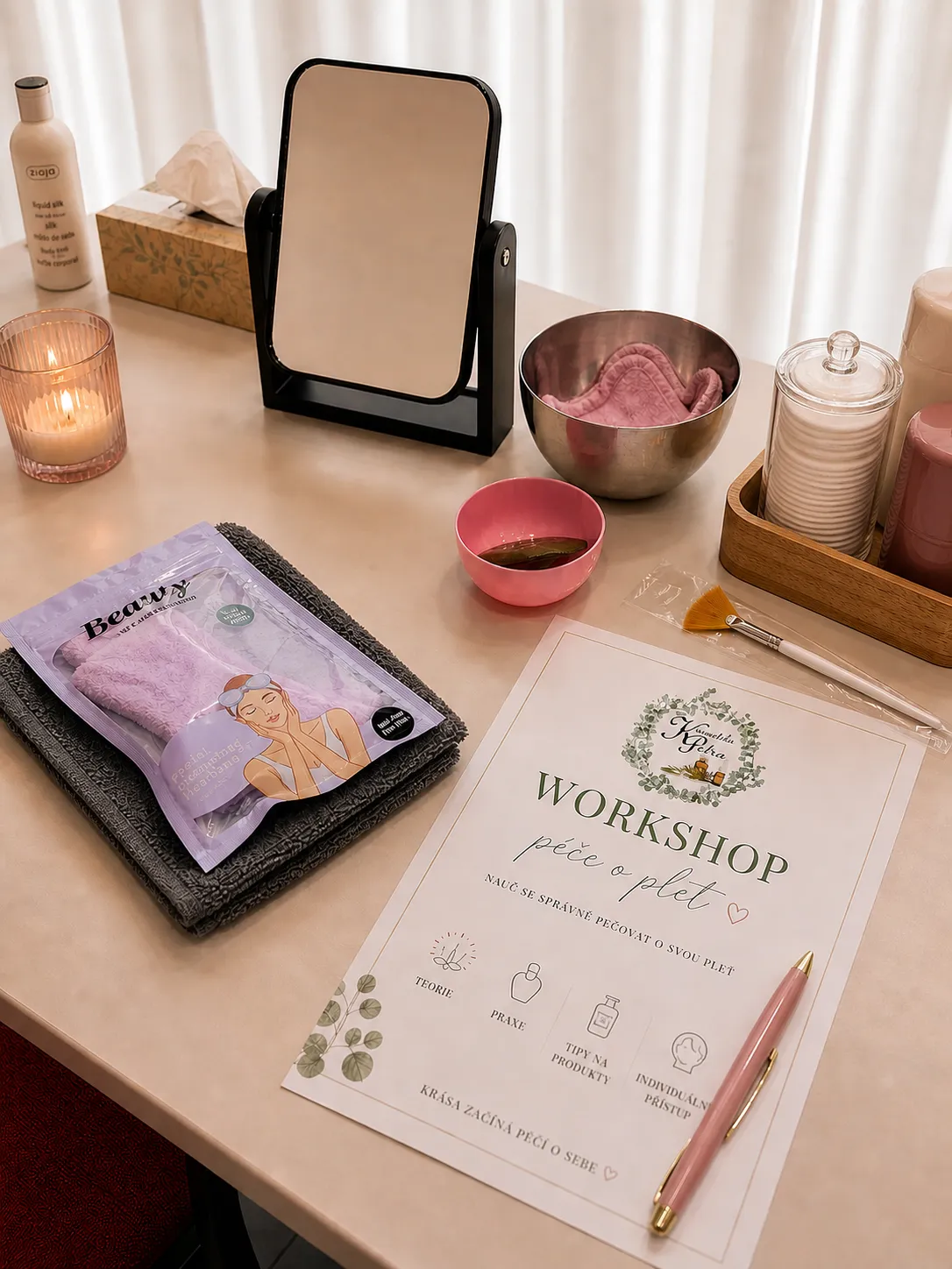 Skupinový workshop líčení